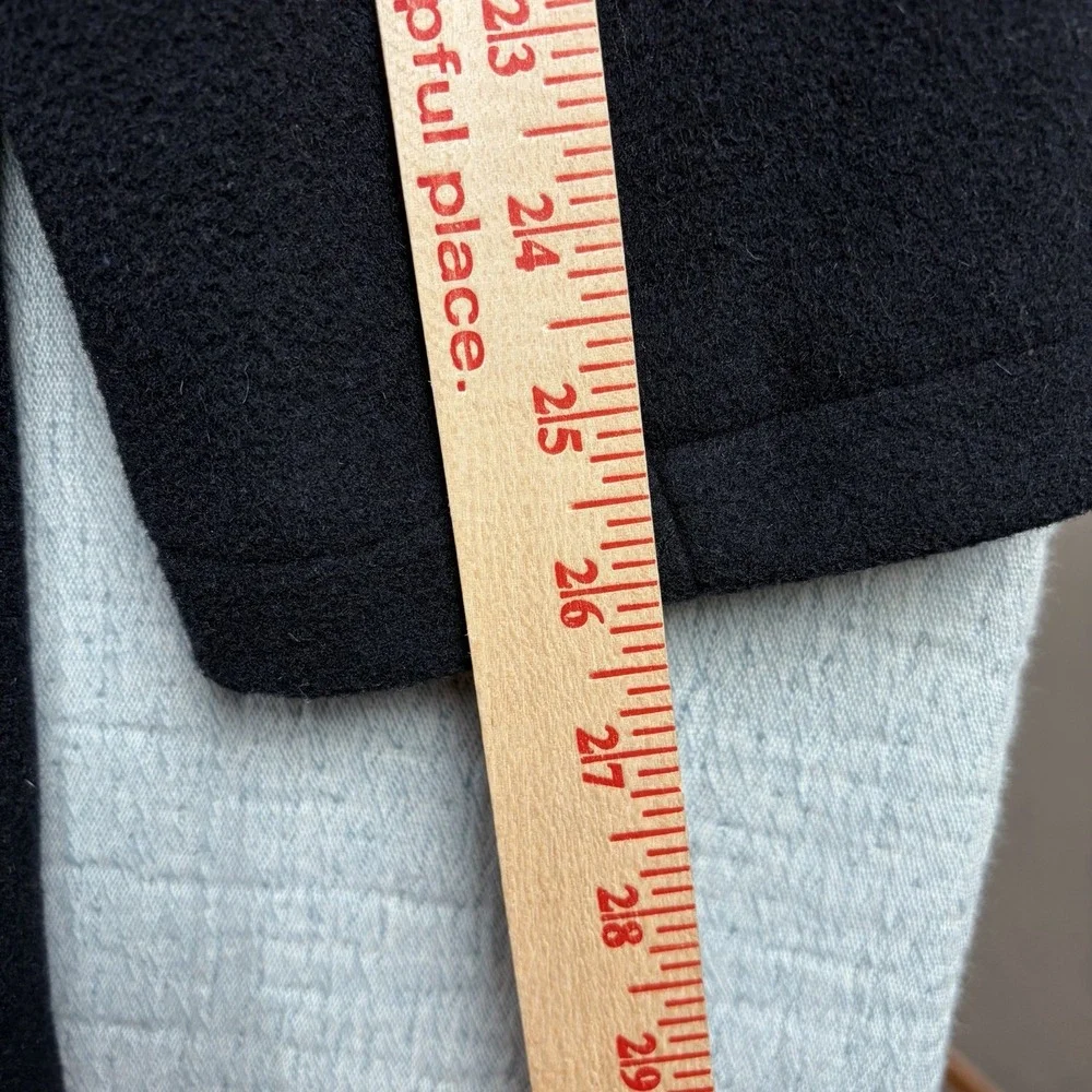 Lauren Ralph Lauren‎ Men's Black Wool-Blend Coat – Size L